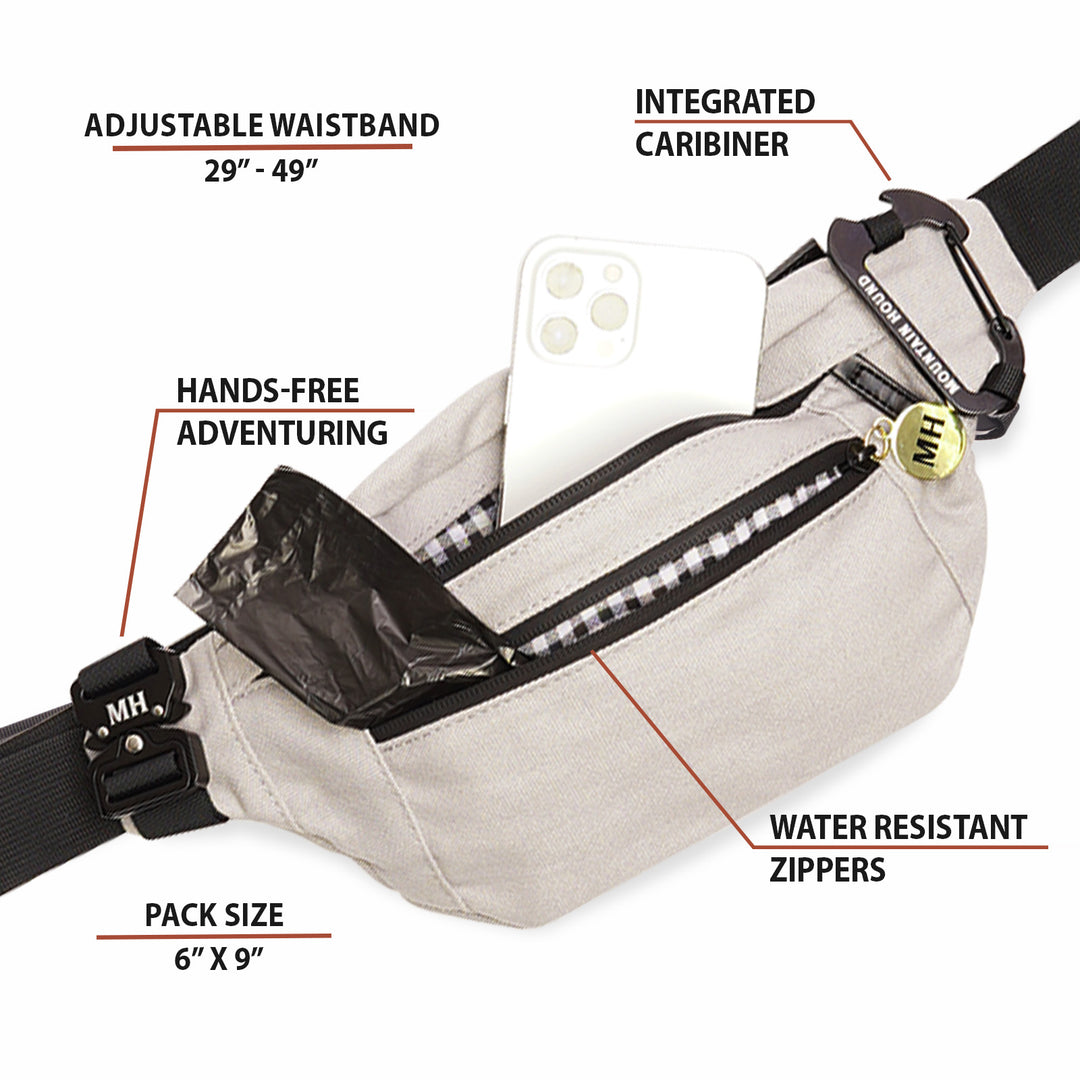 Utility Fanny Pack — Hands-Free Dog Walking Belt